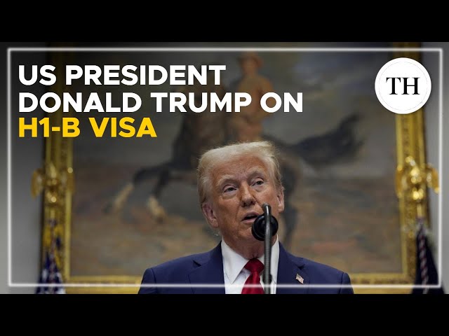 US President Donald Trump on H-1B visa