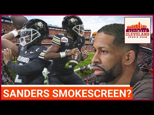 There is A LOT OF SMOKE about Shedeur Sanders being the Cleveland Browns target at #2 right now