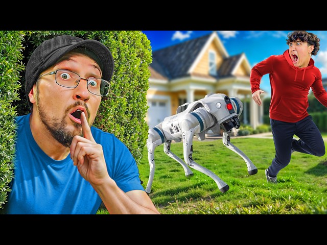 Surprised my Family with Robot Dog!