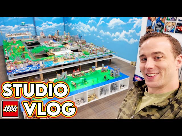 LEGO Studio VLOG | Serious Clean Up | Bridge Fix | STUD Covered HVAC