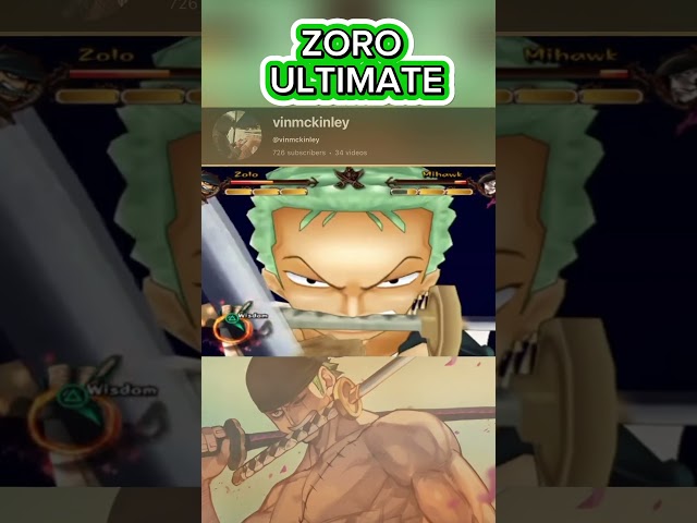 Zoro Ultimate - One Piece Grand Adventure #onepiece  #onepieceps2  #shortvideo  ##zoroonepiece