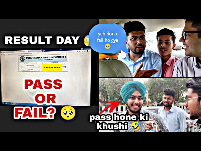 Result Day😱 Pass or Fail??🥺🥺 |Graduation Result GNDU 2022 😇|Vlog❤|