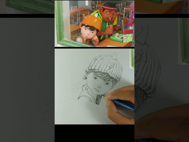 lukis Boboiboy #shorts #drawing #draw #artwork #boboiboy