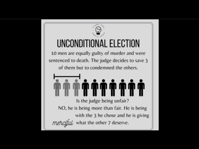 DAY 3 OF CALVINISM IS STUPID- WHAT IS UNCONDITIONAL ELECTION