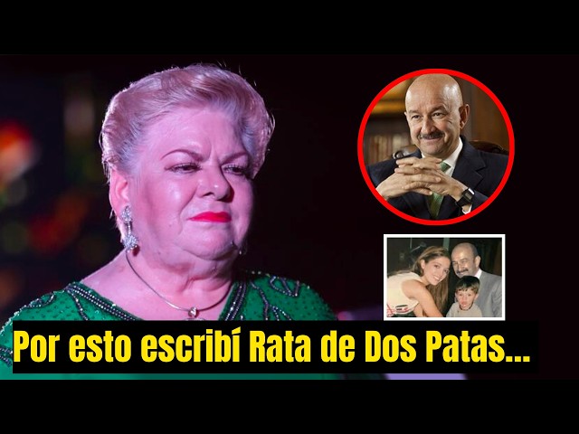 La verdad oculta detrás de "Rata de dos patas" de Paquita la del Barrio y un expresidente