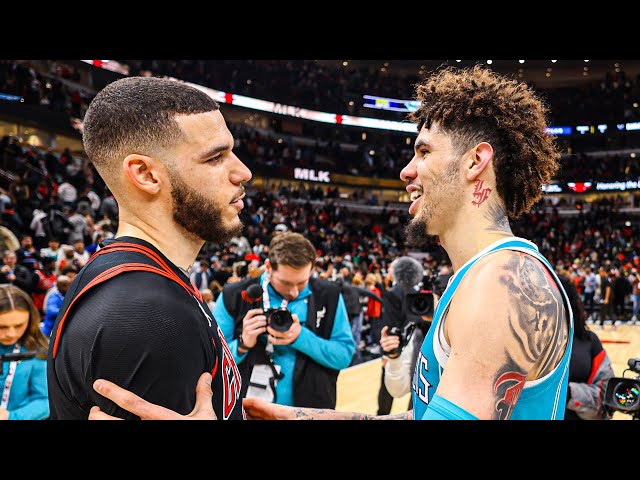 LaMelo was messing with Lonzo after the Win 😂