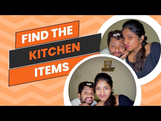 Challenge |find the kitchen items