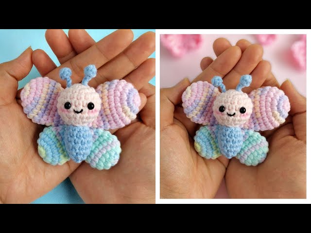 Butterfly Crochet Free Pattern - Amigurumi Butterfly Pattern Free