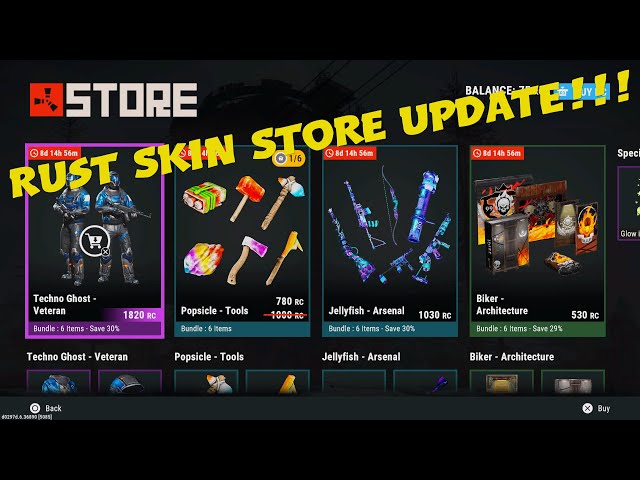 Rust Skin Store Update!!!