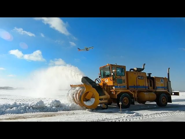 An Inside look at Airport Snow Removal