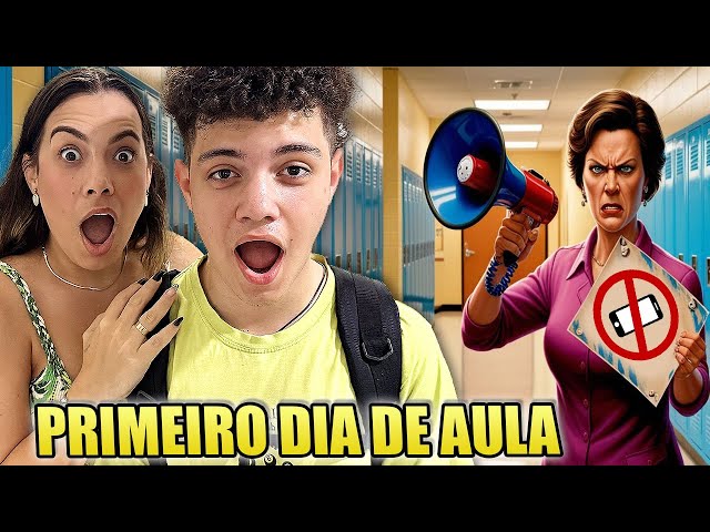 PRIMEIRO DIA DE AULA DO FILHO ADOLESCENTE - PROIBIDO CELULAR * Nova rotina... | Kathy Castricini