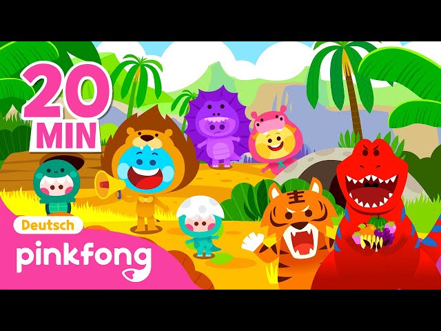 Ganze Folge von Zehn Kleine Kinder | Englisch lernen | Pinkfong, Baby Hai! Kinderlieder