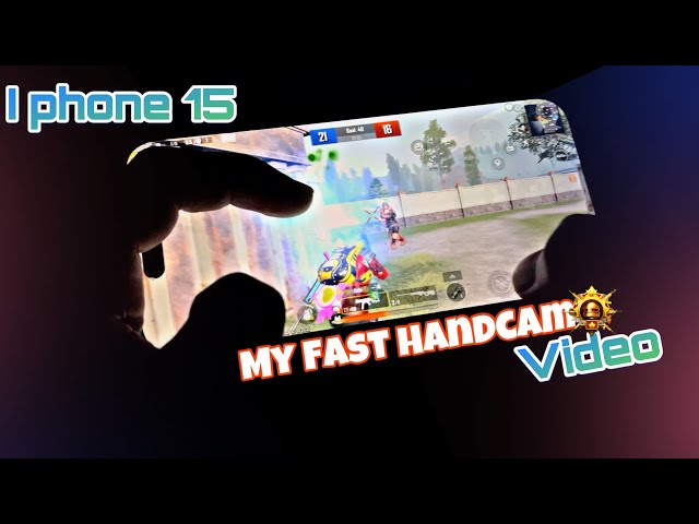 My Fast handcam game Play in battleground Mobile India