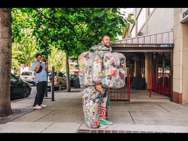 I Wore ALL My Trash for 30 Days TEDx