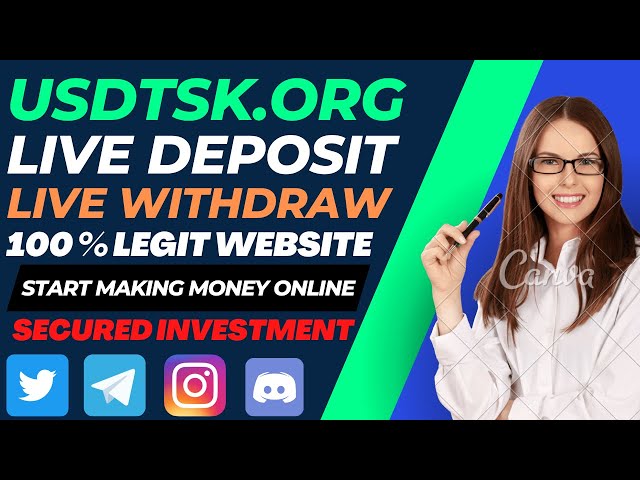 HOW TO EARN ONLINE WITH USDTSK.ORG | BEST AND LEGITIMATE INVESTMENT PLATFORM IN 2022