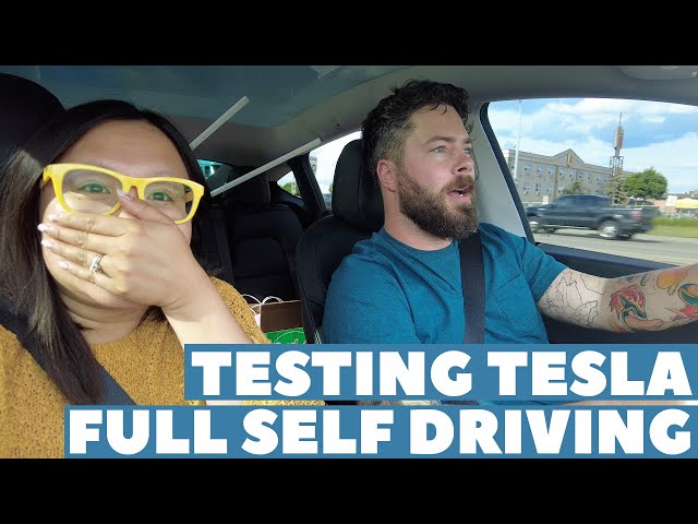 Testing Tesla’s Full Self Driving Beta Feature - Model Y - Ep. 41 - Lindork Does Life