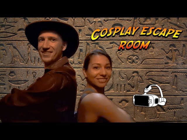 Indiana Jones and Lara Croft in Cosplay Escape Room