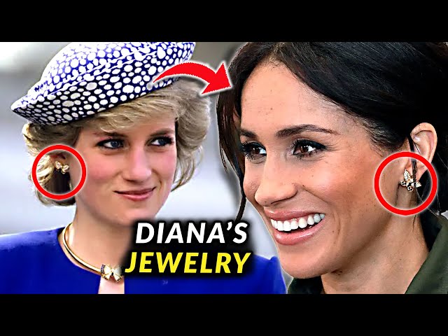 Every Time Meghan Markle Wore Princess Diana's Jewelry