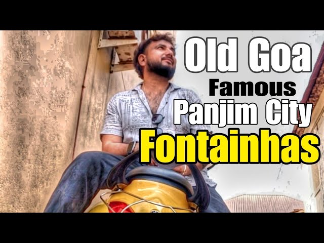 Old Goa famous tourist place -FONTAINHAS - Famous Latin Quarter - Portuguese Houses | Goa Vlog Day-2