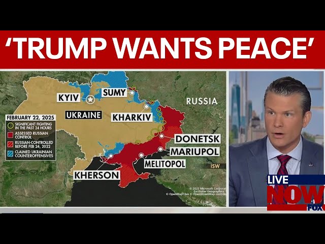 Pete Hegseth on Russia-Ukraine war, President Trump & Pentagon changes | LiveNOW from FOX