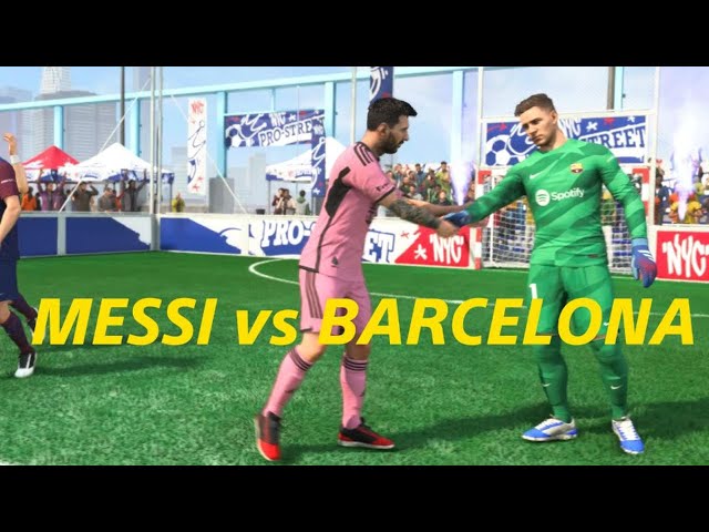 MESSI vs BARCELONA 4k Volta Football Highlights &All Goals Lewandowski vs MESSI 2025