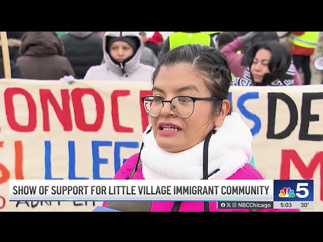 Immigrants and small businesses honored on 'Day of Love and Resistance' in Chicago's Little Village