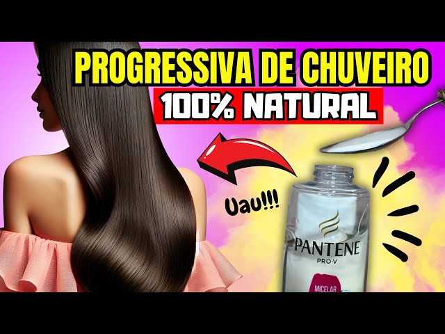 PROGRESSIVA CASEIRA DE CHUVEIRO! Basta 1 x pra Deixar Qualquer Cabelo LISO MARAVILHOSO!