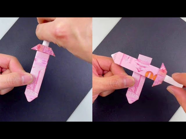 Teach you how to make a sword with banknotes