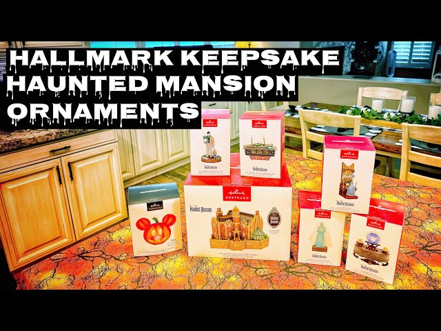 Hallmark Keepsake Haunted Mansion Ornament Set