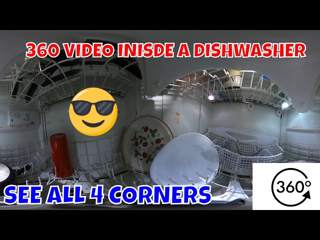 360 Video Inside a Dishwasher