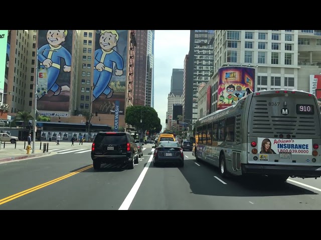 04 Driving Downtown   Los Angeles 4K   USA