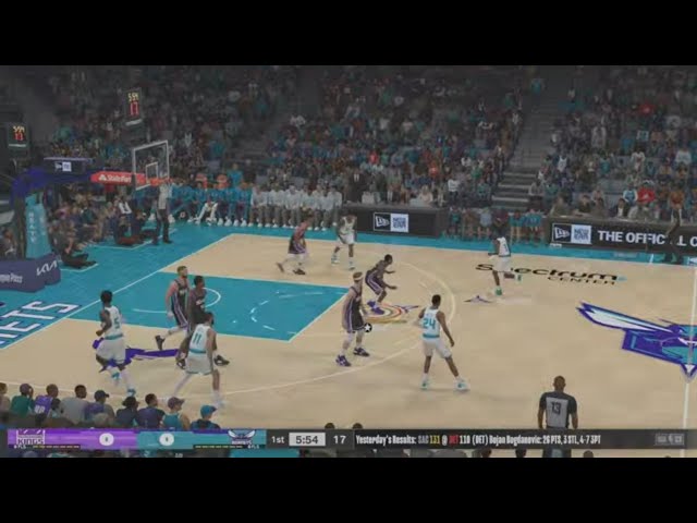 NBA 2K24 (PS5) Gameplay - Sacramento Kings vs Charlotte Hornets (4K Ultra HD)