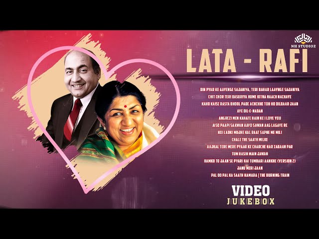 Best Of Lata Mangeshkar & Mohammed Rafi | Old Hindi Love Songs Jukebox | सदाबहार गाने