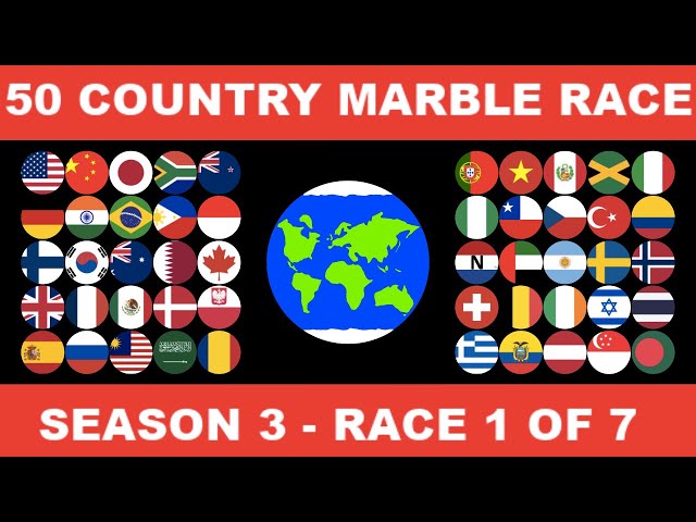 50 Country Marble Race SEASON 3 - RACE 1 OF 7