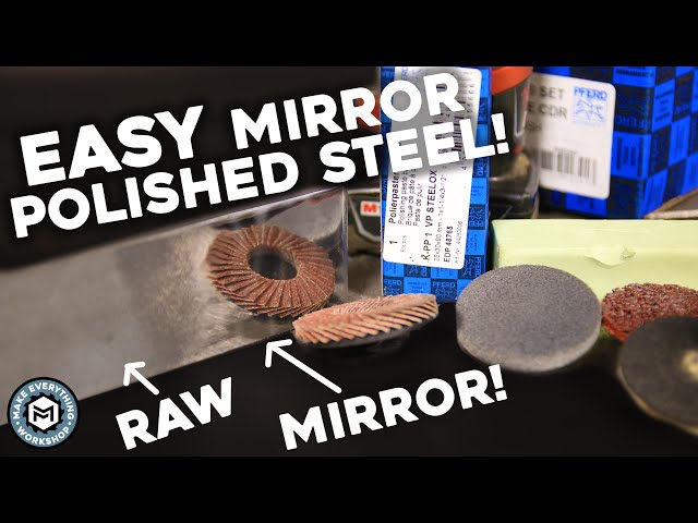 Easy Mirror Polish On Steel!