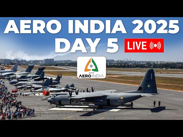 Aero India 2025 LIVE | Aero India Day 5 LIVE | IAF Jets Flying Display Live