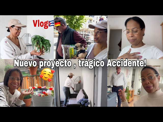 ASÍ QUEDÓ EL PROYECTO EN EL BALCÓN🥰OMG LA LAMPARA NO FUNCIONA🤦‍♀️VLOG Vida en Alemania🇩🇪