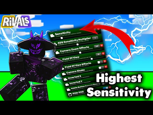 Roblox Rivals, Except EVERY DEATH my Sensitivity INCREASES... (CANT HANDLE)