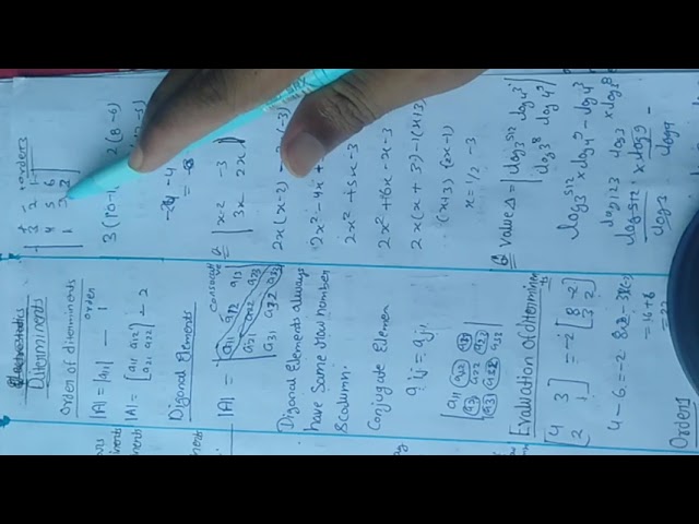 Determinant L1 topics introduction