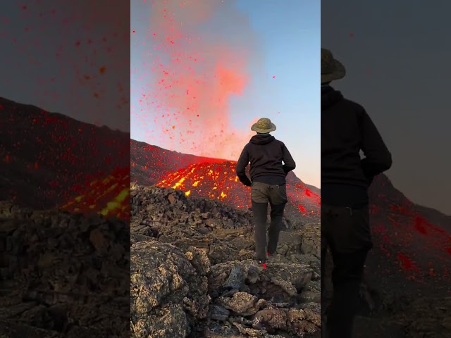 Witnessing a Volcanic Eruption Up Close