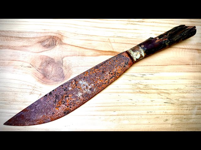 Restore rusted knife.