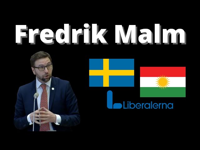 6 - Fredrik Malm - Liberal politician who won "Kurd-friend of the year" two times.