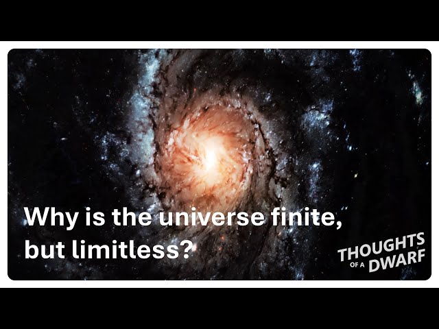 Why is the universe FINITE, but limitless?