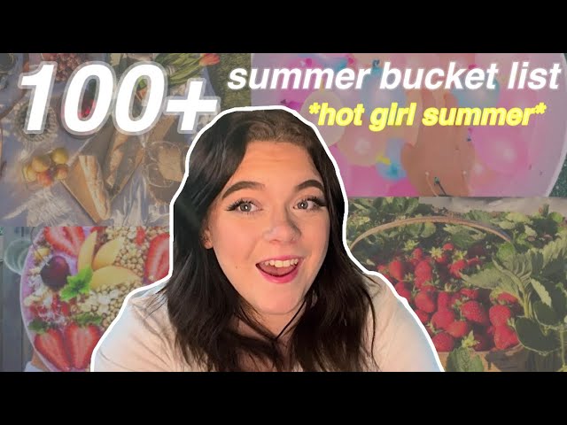 100+ BUCKET LIST IDEAS that you will wanna do! *hot girl summer*