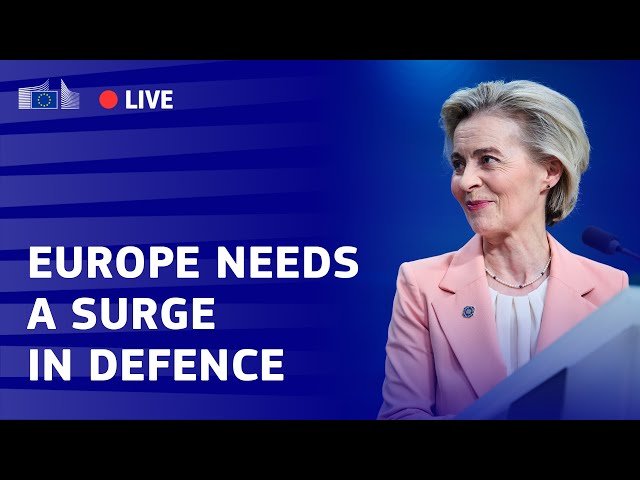 ''Europe needs a surge in defence'' President von der Leyen at the Informal EU Leaders' meeting