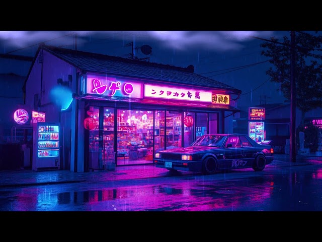 convenient store night ambience 🏪🌙 lo-fi