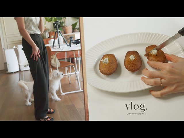 vlog. Cooking and unboxing  at home, Baking / with puppies