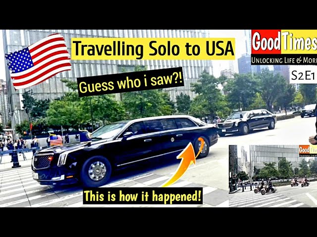 First Solo trip to USA |Saw the President Mr. Joe Biden |This is how President convoy is transported