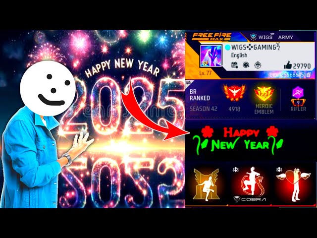 FREE FIRE KE BIO HAPPY NEW YEAR SIGNATURE KESE  LAGAYE | FF BIO COLOUR CODE #ffbio