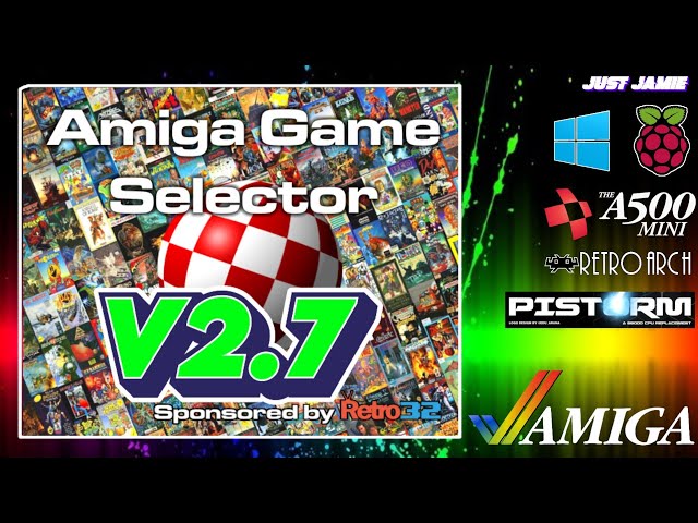 Amiga Game Selector Latest V2.7 2025 - Stress Free Setup! #ags #amiga #amiga500